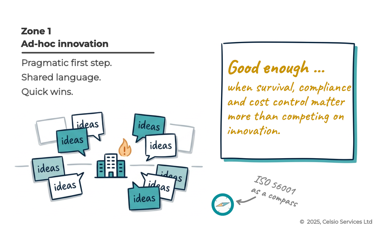 Zone 1: Innovation by Accident (and why that’s OK for now)